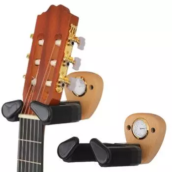 Подставка для гитары с гигрометром, нескользящая подставка для гитары, универсальный кронштейн для демонстрации гитары для электрогитары, укулеле, баса
