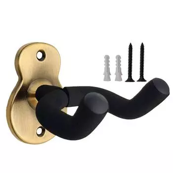 Подставка для гитары U-образная, держатель для гитары, подставка с крючком, аксессуары для музыкальных инструментов чёрный