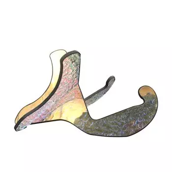 Подставка для гитары Универсальная акриловая подставка для гитары X-образной формы Портативный держатель для струнных инструментов с мягким резиновым покрытием для акустической классической бас-гитары