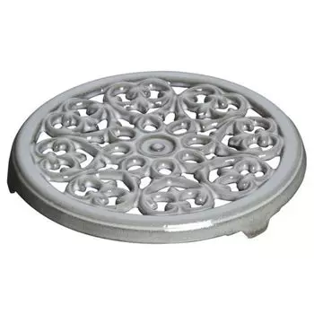 Подставка для горшка Staub Trivet Grey, японский аксессуар Лилия 23 см [Авторизованный продукт] 40509-608 серый