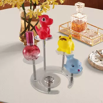 Подставка для хранения фигурок, акриловая подставка, круглая подставка, органайзер