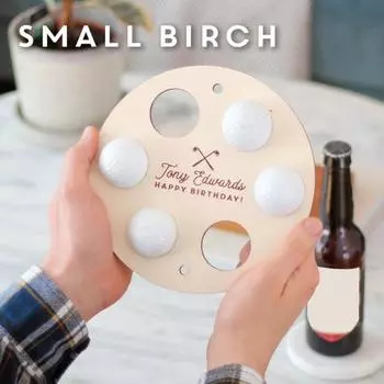 Подставка для хранения мячей для гольфа, стеллаж для хранения, 34 отверстия, гладкий край, без заусенцев, деревянный S