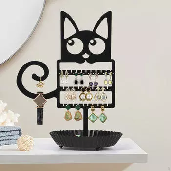 Подставка для хранения сережек, декоративная подставка для ювелирных изделий, органайзер для дерева Dog Styling