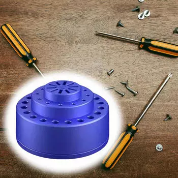 Подставка для хранения сверл, многофункциональный вращающийся контейнер, удобный для хранения, органайзер для сверл