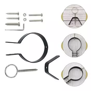 Подставка для хранения ветчины, держатель для дома, испанский железный крепеж, ресторан 11.6X9.7X4.1CM