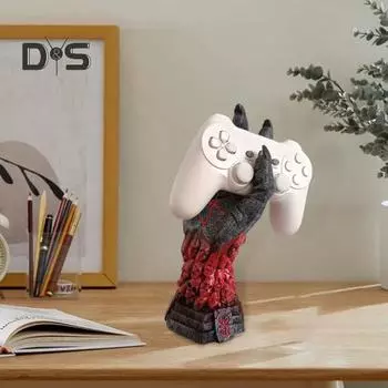 Подставка для игрового контроллера Cyberpunk Mechanical Hand Desktop Cellphone Headband Hanger Holder для игрового аксессуара B