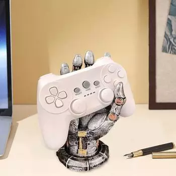 Подставка для игрового контроллера Cyberpunk Mechanical Hand Desktop Cellphone Headband Hanger Holder для игрового аксессуара B