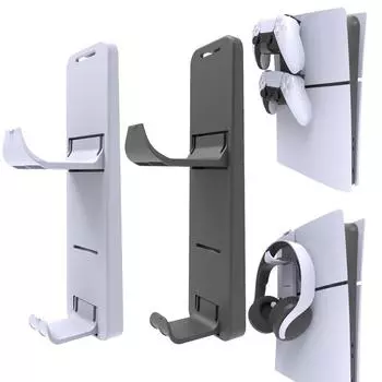 Подставка для игровой гарнитуры для контроллера XBOX ONE Series X/S Подставка для гарнитуры Подвесная вешалка Стойка для хранения гарнитуры для PS5/PS5 Slim чёрный