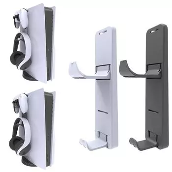 Подставка для игровой гарнитуры для контроллера XBOX ONE Подвесная вешалка для наушников Кронштейн для хранения наушников для консоли PS5/PS5 Slim чёрный