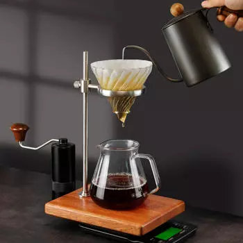 Подставка для капельницы для кофе, регулируемая по высоте декоративная переносная подставка-держатель