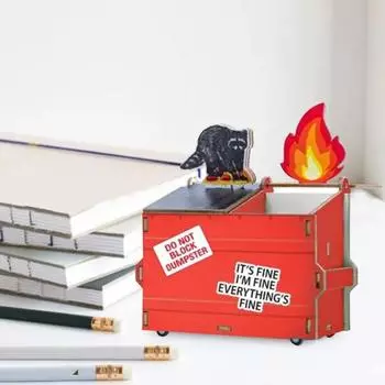 Подставка для карандашей в виде пламени для мусорного контейнера, деревянная, для домашнего офиса, класса, школы, канцелярских принадлежностей, для студентов, подставка для ручек, органайзер, контейнер для хранения, украшение стола жёлтый