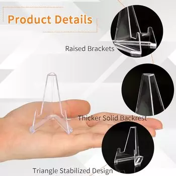 Подставка для карточек Подставка для карточек Прозрачная акриловая подставка для монет Подставка для бейсбольных спортивных карточек Подставка для торговых карточек