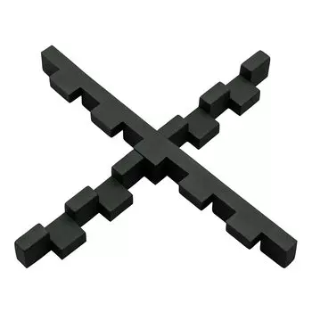 Подставка для кастрюли, держатель для половника BRICK & (угольно-черный)