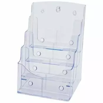 Подставка для каталога KINOKINO, буклет, вертикальный 1 (А4 4-х уровневая деталь)