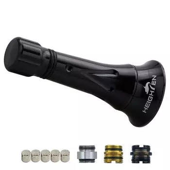 Подставка для катушки HEIGHTEN 45 мм (Улучшен) Абу Гарсия (Абу Гарсия) Балансир для спиннинговой катушки Custom со стразами (Все черное) (647)