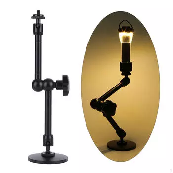 Подставка для кемпинга, регулируемый кронштейн для рабочей лампы, элегантный складной практичный шест для использования на открытом воздухе