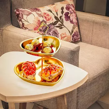 Подставка для кексов, десертные башни для выпечки, двухъярусный держатель для дисплея, поднос для сервировки стола для выпечки