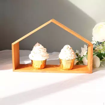 Подставка для кексов, поднос для десерта, полка для печенья, держатель для кондитерских изделий для семейного сбора, магазина, деятельности друзей 1 Tier