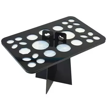 Подставка для кистей для макияжа AZNABLE, держатель для сушки кистей для макияжа, подставка для чистки кистей для макияжа