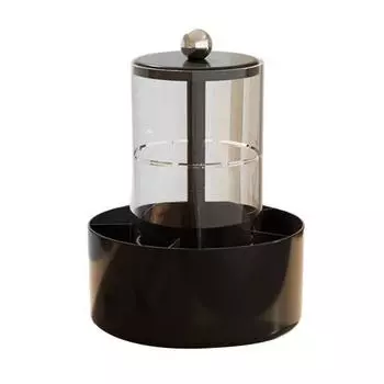 Подставка для кистей для макияжа Пылезащитная Вращающаяся на 360 градусов Нажимного типа Многосекционный Органайзер для хранения кистей для макияжа Тубус