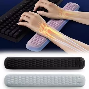 Подставка для клавиатуры, коврик для мыши, коврик для запястья, коврик для набора текста, подставка для запястья из хлопка с эффектом памяти, аксессуары для домашнего офиса и рабочего стола
