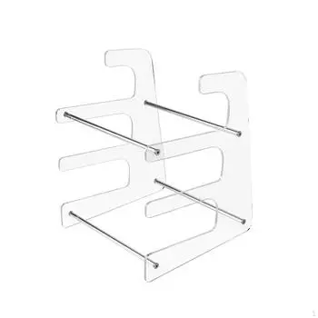 Подставка для клавиатуры, полка, акриловая, 3 яруса, устойчивая стойка для чистый