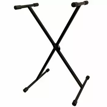 Подставка для клавиатуры с функцией предотвращения дребезжания Грузоподъемность 25 кг Одинарная X-образная Легко собирается одним шестигранным ключом X-образная МЕТАЛЛИЧЕСКАЯ ПОДСТАВКА ДЛЯ КЛАВИАТУРЫ GID