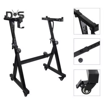 Подставка для клавиатуры Z-образная, прочная, регулируемая подставка для нот, переносная подставка для цифрового пианино, выдерживает до 264 фунтов A