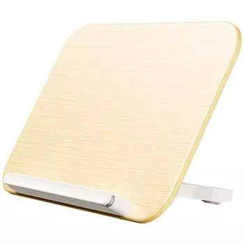 Подставка для книг 13,5x9,3 дюйма, складная подставка для чтения с зажимом для страниц, многофункциональная регулируемая подставка для книг