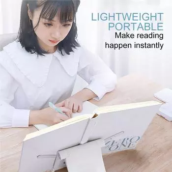 Подставка для книг, держатель для чтения, подставка для документов, гладкая поверхность, долговечная, многоцелевая, школьная, устойчивая конструкция, складная, легкая