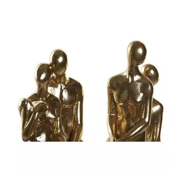 подставка для книг DKD Home Decor 9 x 8 x 26 см Resin Glam