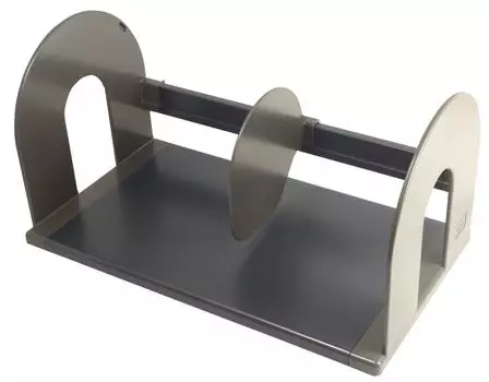 Подставка для книг KOKUYO шириной 420 мм с подвижным разделителем темно-серого цвета BS-122NDM