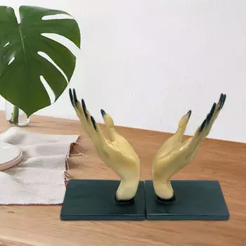 Подставка для книг «Рука ведьмы» для книжной полки, креативная подставка для книг из смолы «Ведьма» на Хэллоуин