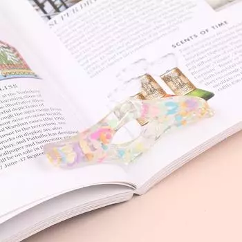 Подставка для книг Thumb Book Page Holder Удобная закладка для книг Школьные канцелярские принадлежности Подставка для книг Thumb Book для любителей библиотечных книг