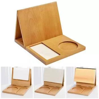 Подставка для книг Yousheng Wooden Triangular, настольная подставка для кофе и чая, книжный уголок, подставка для чтения, ночная тумбочка, подставка для книг, подарок для любителей книг цвет старого дерева