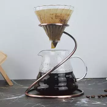 Подставка для кофе ручной работы Кухонные аксессуары 19x15,5 см бронзовый