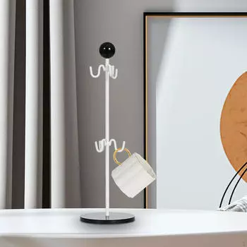 Подставка для кофейной чашки, держатель для бутылок, универсальный органайзер, сушилка для воды чёрный