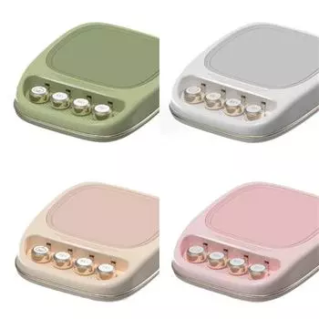 Подставка для кофейной чашки с функцией контроля температуры, подходит для любого случая белый