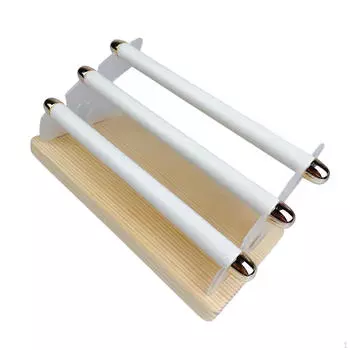 Подставка для колец на палец, держатель для ювелирных изделий, 3-слойная стойка для хранения, органайзер, полка для белый