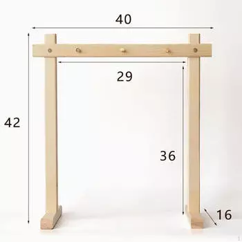 Подставка для колокольчиков из дерева, держатель для гонга, простая сборка для рабочего стола, спальни S