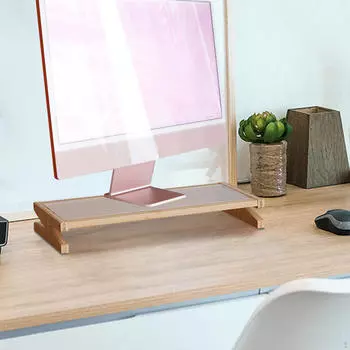 Подставка для компьютера и ноутбука - стильный настольный органайзер 50cmx22cmx7cm