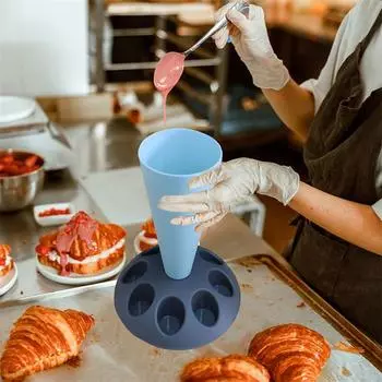 Подставка для кондитерского мешка Подставка для кондитерского мешка с 8 отделениями для глазури Насадка для крема