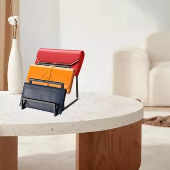 Подставка для кошелька, стойка для кошелька, простой держатель, металлический клатч, 3 яруса