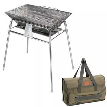 Подставка для костра Camping Moon, комбинированная подставка для костра из нержавеющей стали, тип 2, регулируемая по высоте (КЕМПИНГ ЛУНА) МТ-5МАКС