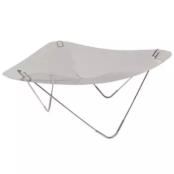 Подставка для костра Hoshigarasu для переноски и костра для кемпинга, простая сумка для хранения из нержавеющей стали, защитные перчатки, широкая конструкция [легкая сборка], компактный,