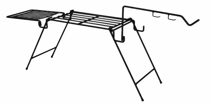 Подставка для костра Iron Bonfire в полном комплекте, чехол, сделано в Японии, грузоподъемность стола Tsubame Sanjo 30 кг, компактный, для прямого размещения, для кемпинга на открытом воздухе [Belmont] BM-295
