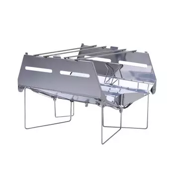 Подставка для костра Kamakura Tenmaku SOLOIST HOMURA, легкая складная компактная печь для барбекю, подставка для костра для кемпинга на открытом воздухе, нержавеющая сталь