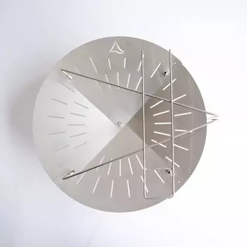 Подставка для костра в легком одиночном кемпинге BELKROOT серебряный