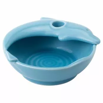 Подставка для ковша Hasami ware с рисунком дельфина цвета морской волны 20011
