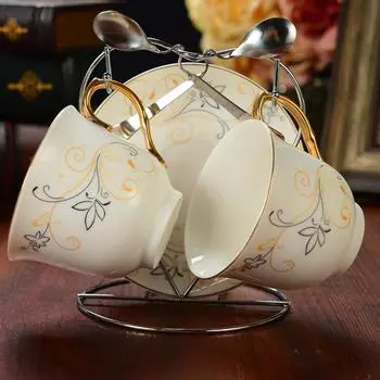 Подставка для кружек в форме сердца, сливная полка для 2 кружек, 2 тарелок, нескользящий органайзер для чашек, подставка для кружек для шкафа золотой